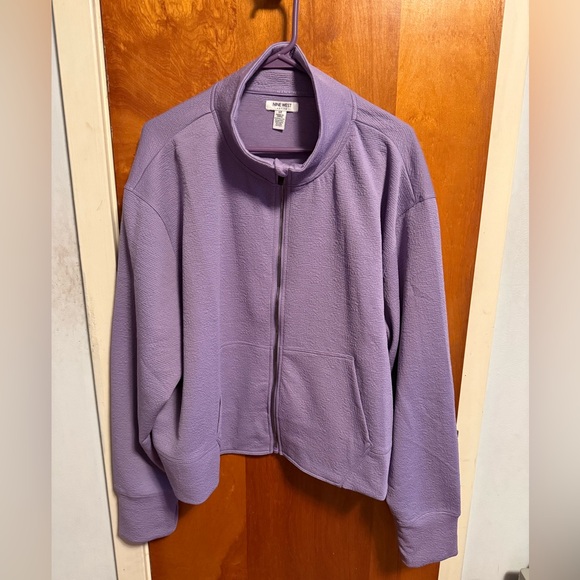 Nine West Active Plus Size Lavender Jacket - Picture 2 of 7